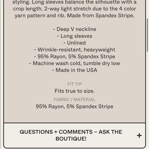 Year of ours long sleeve twist stripe shirt - Picture 3 of 5